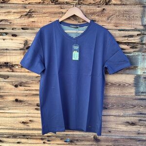 TAILORED RECREATION | NWT Navy Blue V-Neck T-Shirt XL